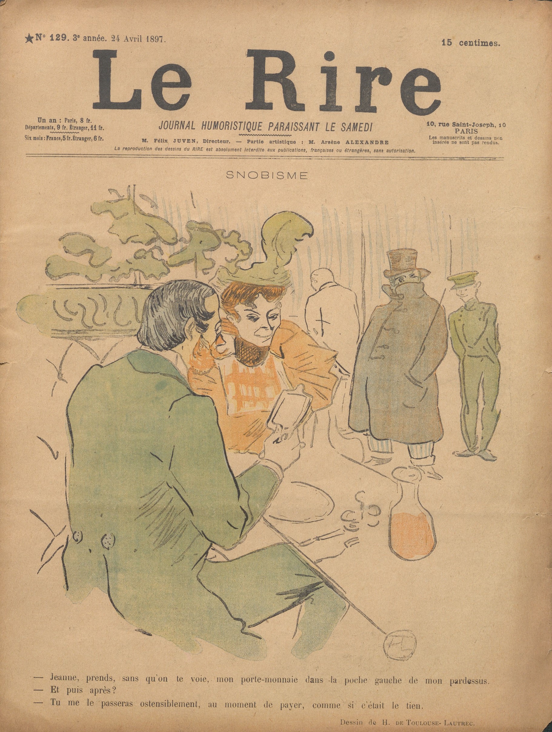 Toulouse-Lautrec, Henri de, 1864-1901